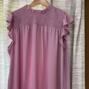 Ann Taylor Lavender Blouse